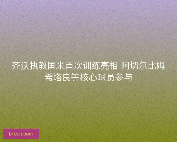 齐沃执教国米首次训练亮相 阿切尔比姆希塔良等核心球员参与